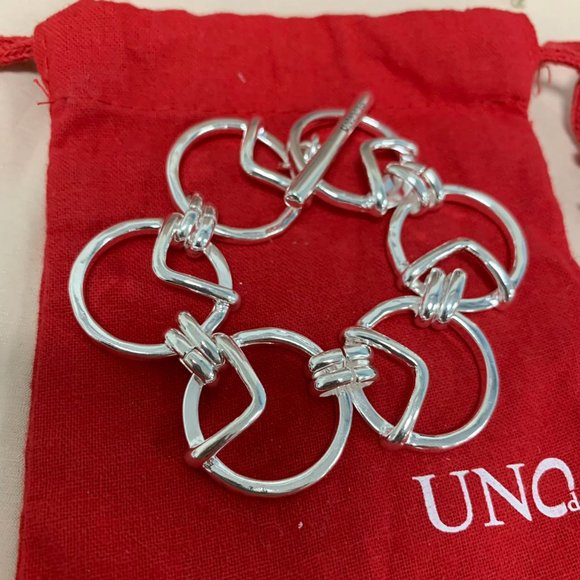 UNO de 50 GAMEOF3 BRACELET T-bar fastener Silver-Plated Jewelry Women Bracelet - Picture 2 of 5